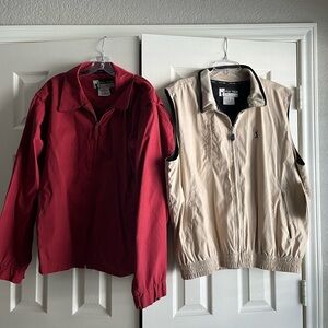 PGA TOUR- Lot of 2-Men’s Jacket & Vest (XL)